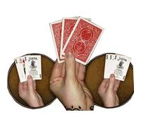 DiaMonte Card Magic Tricks Classic Three Card Monte Routine Queen cambia a Joker Close-up Illusions Gimmicks Mentalism Props