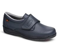 DIAN - 1900 Azul 42, Zapato de Trabajo para Sanidad y Hostelería, Zapato con Cierre de Velcro sin Cordones, Unisex, Plantilla Acolchada y Suela Antideslizante, Antiestatico y Antibateriano