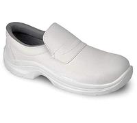 Dian 29057-S2 Zapato con Puntera de Seguridad Ajustable con Elástico, S2+SRC, Blanco, Talla 41
