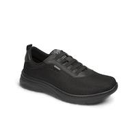 DIAN - Alicante, Negro 44, Zapatilla de Trabajo para Sanidad y Hostelería Unisex en Colores, Plantilla Acolchada y Suela Antideslizante, Material Transpirable y Repelente a Líquidos