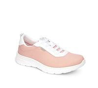 DIAN - Alicante, Rosa 41, Zapatilla de Trabajo para Sanidad y Hostelería Unisex en Colores, Plantilla Acolchada y Suela Antideslizante, Material Transpirable y Repelente a Líquidos