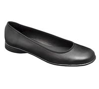DIAN Bailarina de Piel D’COVER PLUS® forrado en la pala con microfibra técnica D’DRY® Negro (numeric_42)