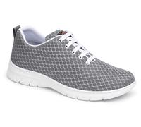 DIAN - CALPE Gris 40, Zapatilla de Trabajo para Sanidad y Hostelería, Unisex, Transpirable y Repelente a Líquidos, Plantilla Acolchada, Antirozaduras, Antideslizante y Antiestática.