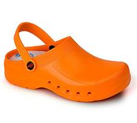 DIAN EVA Color Naranja Talla 42, Zueco de Trabajo para sanidad y hostelería Unisex Certificado CE EN ISO 20347 Marca