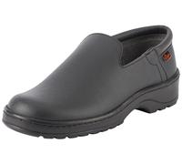 DIAN - Marsella Negro 35, Zapato de Trabajo para Sanidad y Hosteleria, Zapato Laboral Unisex, Plantilla Acolchada Antibacteriana, Transpirable, Antirozaduras, Suela Antideslizante y Antiestática.