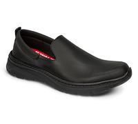 DIAN - Marsella Plus Negro 42, Zapato de Trabajo para Sanidad y Hosteleria, Zapato Laboral Unisex, Transpirables, Plantilla Acolchada y Flexible. Antideslizante y Antiestático.