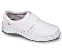 DIAN Milan-SCL Liso Color Blanco Talla 46, Zapato de Trabajo Unisex Certificado CE EN ISO 20347 Marca