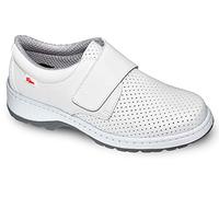 DIAN Milan-SCL picado Color Blanco Talla 34, Zapato de Trabajo Unisex Certificado CE EN ISO 20347 Marca