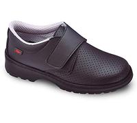 DIAN Milan-SCL picado Color Negro Talla 41, Zapato de Trabajo Unisex Certificado CE EN ISO 20347 Marca