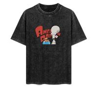 DIAN PIN KE American Dad Roger and Klaus Men's Women's Short Sleeve Soft Washed Cotton T-Shirt Size XL