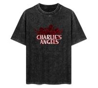 DIAN PIN KE Charlie's Angels TV Show Men's Women's Short Sleeve Soft Washed Cotton T-Shirt Size XXL