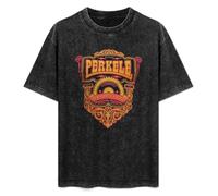 DIAN PIN KE Perkele Best from The Past Neu Oi Skinhead Punkrock Oi ! Men and Women Vintage Washed Short Sleeve T-Shirt Streetwear Loose Casual Size S