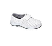 Dian Premier Zapato de Microfibra Técnica D'COVER Oeko-Tex con Forro Transpirable D'DRY, O1+FO+Sra, Blanco, Talla 38