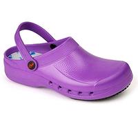 DIAN Zueco Antibacteriano EVA-Plus Violeta Talla 40, con celdillas Antideslizantes en la Suela, anatómico y Antideslizante. Apto para Lavado en Lavadora hasta 40º.