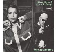 DIANA BROWN AND BARRIE K SHARPE - LOVE OR NOTHING 12" SINGLE UK FFRR 1991 3 TRACK FEATURING PIANO MIX,CLUB MIX AND DON'T CROSS THE TRACKS (FX152) PIC SLEEVE