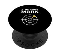 Diana de Dardos con diseño de Ojo de Diana Encuentra tu Marca PopSockets PopGrip Adhesivo