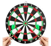 Diana de dardos con punta de metal, 4 unidades, juego profesional con herramienta para dardos, soporte de pared, adecuado para interior y exterior, juego de lanzamiento infantil (12 pulgadas)