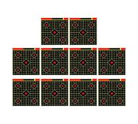 Diana De Papel - Diana De Papel para Entrenamiento Al Aire Libre, Hojas De Dianas Cuadradas | Herramienta De Formación En Diseño Visual Cuadrada | Entrenamientos Al Aire Libre Papeles Objetivos