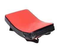 Diana de Pie Curvada para Taekwondo y Boxeo - Almohadilla Grande con Diseño Ergonómico, Cuero Espacial Antirrotura y Relleno EVA para Entrenamiento Profesional (Roja)