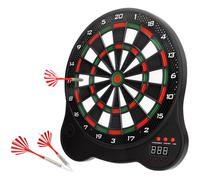 AKTIVE 54122 Diana electrónica con Pantalla LCD, 29 Juegos, 3 Dardos de Punta Flexible, hasta 4 Jugadores, 31x20x33 cm