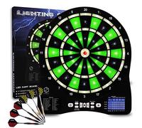 Diana Electrónica, Diana Electronica Profesional, Dardos Diana Electronica,6 Dardos Juego Digital con Sonido 48 Juegos 500 Variantes (Green Lighting)