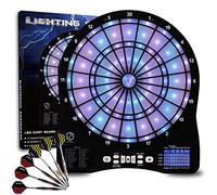 Diana Electrónica, Diana Electronica Profesional, Dardos Diana Electronica,6 Dardos Juego Digital con Sonido 48 Juegos 500 Variantes (Colorful)