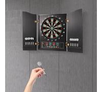 Diana electrónica profesional Set 243 variantes para 1 a 16 jugadores con puertas de MDF y 12 flechas, 88 cabezales para oficinas, jardines, salas de fiestas