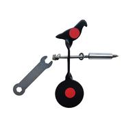 Diana giratoria de acero inoxidable en forma de animal, de 3 mm de espesor, bidireccional