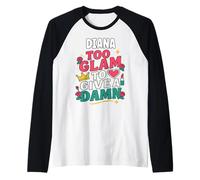 Diana Personalized Women's Gift Custom Diana Camiseta Manga Raglan