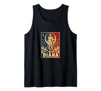 Diana Romana Diosa Luna Cazadora Bosque Ciervo Camiseta sin Mangas