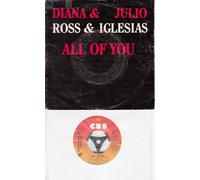 DIANA ROSS & JULIO IGLESIAS - DIANA ROSS & JULIO IGLESIAS / ALL OF YOU / THE LAST TIME / 1984 / Bildhülle / CBS # CBSA 4522 / Holländische Pressung / 7" Vinyl Single Schallplatte