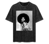 Diana Ross Soul Singer Men's T-Shirt Graphic Shirts Unisex Black tee S