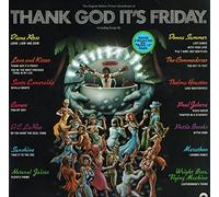 Diana Ross - Thank God it's Friday (Vinyle, 3 x 33 tours 12") Bande Originale du Film - Import U.S.A. Casablanca Records FilmWorks, Inc. NBLP 7099-3, 1978 - Diana Ross : Lovin', livin' and givin' - Love and Kisses : Thank God it's Friday - You're the most precious Thing in my Life Pattie Brooks : After dark - Donna Summer : With your Love - Last Dance - Paul Jabara : Disco Queen - Trapped in a Stairway - Cameo : Find my Way - The Commodores : Too hot ta trot - Wright Bros. Flying Machine : Leatherman's Theme - Marathon : I wanna Dance - Sunshine : Take it to the Zoo - Santa Esmeralda : Sevilla Nights - D.C LaRUE : Do You want the real Thing - Natural Juice : Floyd's Theme - Thelma Houston : Love Masterpiece - Bonus : Donna Summer : je t'aime (Moi non plus), version Disco de 15'51''