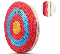 Diana Tradicional para Tiro con Arco, 3 Capas, Material Paja, Diana Maciza Hecha a Mano, para Arco recurvo Arco Largo Compuesto (3 Capas)