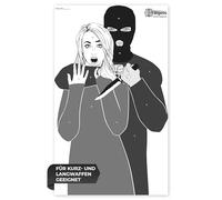 Dianas Grandes Hostage Target / 53 x 84 cm/Papel 120 g/m² (40 Unidades)