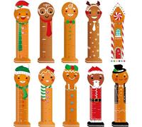 Dianelhall 160 reglas de plástico para marcapáginas de Navidad para niños, clip de página, regalo de Navidad, regalo de Navidad, regalos de recompensas para estudiantes, suministros de regalo (hombre
