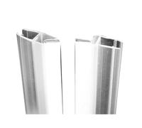 Dianhydro Par de Juntas Magnéticas para Cabina de Ducha Essential, 190 cm, Gris, Plástico