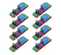DIANN 8 unids NE555 DC 12V Retardo temporizador relé interruptor módulo ajustable 0 a 10 segundos convertidor temporizador