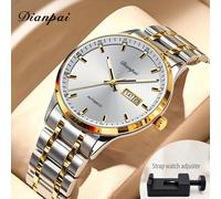 Dianpai Reloj mecánico automático de de latón para mujer, y elegante, con un estilo deportivo casual y moderno, como regalo de