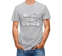 DianShao Divertida camiseta divertida con texto en inglés "Ein schlechter Tag Unisex Shirt für Männer und Frauen - Geschenkidee, gris claro, 3XL