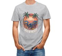 DianShao Fun T-Shirt Gulf of México - recuerdo de viaje para aventureros y exploradores, gris claro, XL