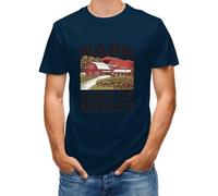 DianShao Gulf of Mexico - Camiseta unisex para viaje, azul marino, M