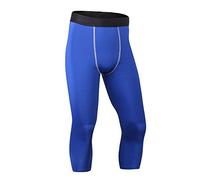 DianShao Mallas De Compresión De Running Fitness Largas Pantalones para Hombre Azul S