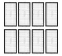 DianSung Accesorios de filtro HEPA para Roborock Saros 10R, Qrevo CurvX aspiradora robot, piezas de repuesto de filtro -8 piezas