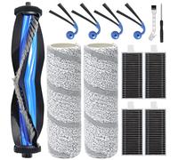 DianSung accesorios para Ecovacs Deebot X11 OmniCyclone / X11 Pro Omni / X11 Pro / X11 aspiradora pieza de repuesto, 1 cepillo principal, 2 Cepillo giratorio, 4 cepillos laterales, 4 filtros