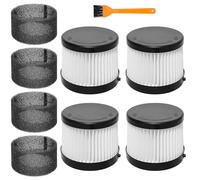 DianSung Accesorios para filtro HEPA para DEWALT DCV501HB / DCV5011H aspiradora, pieza de repuesto, lavable y reutilizable, 4 piezas de repuesto para el filtro + 1 cepillo de limpieza.