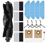 DianSung Accesorios para Lefant M2 / M2 Pro / M2S Pro / M2 Plus aspiradora Pieza de Repuesto, 1 Cepillo Principal, 4 paño, 2 Bolsas de Polvo, 4 cepillos Laterales, 4 filtros