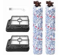 DianSung cepillo principal filtro piezas de repuesto para Bissell CrossWave C3 Pro / C3 3551N aspiradora para seco y húmedo Accesorios, 2 rodillos de cepillo, 2 filtros, 1 cepillo de limpieza
