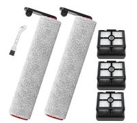 DianSung Cepillo Rodillo + Filtro HEPA para Dreame H12 Pro / H12 Dual Aspiradora En Seco Y Húmedo, Juego De Accesorios 2 Rodillos De Cepillo + 3 Filtros Piezas De Repuesto
