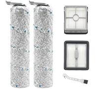 DianSung Cepillo Rodillo + Filtro para Bissell CrossWave X7 Plus Cordless Pet, X7 Pro Pet 2955N,3479N Aspiradora En Seco Y Húmedo, Juego De Accesorios 2 Rodillos De Cepillo + 2 Filtros